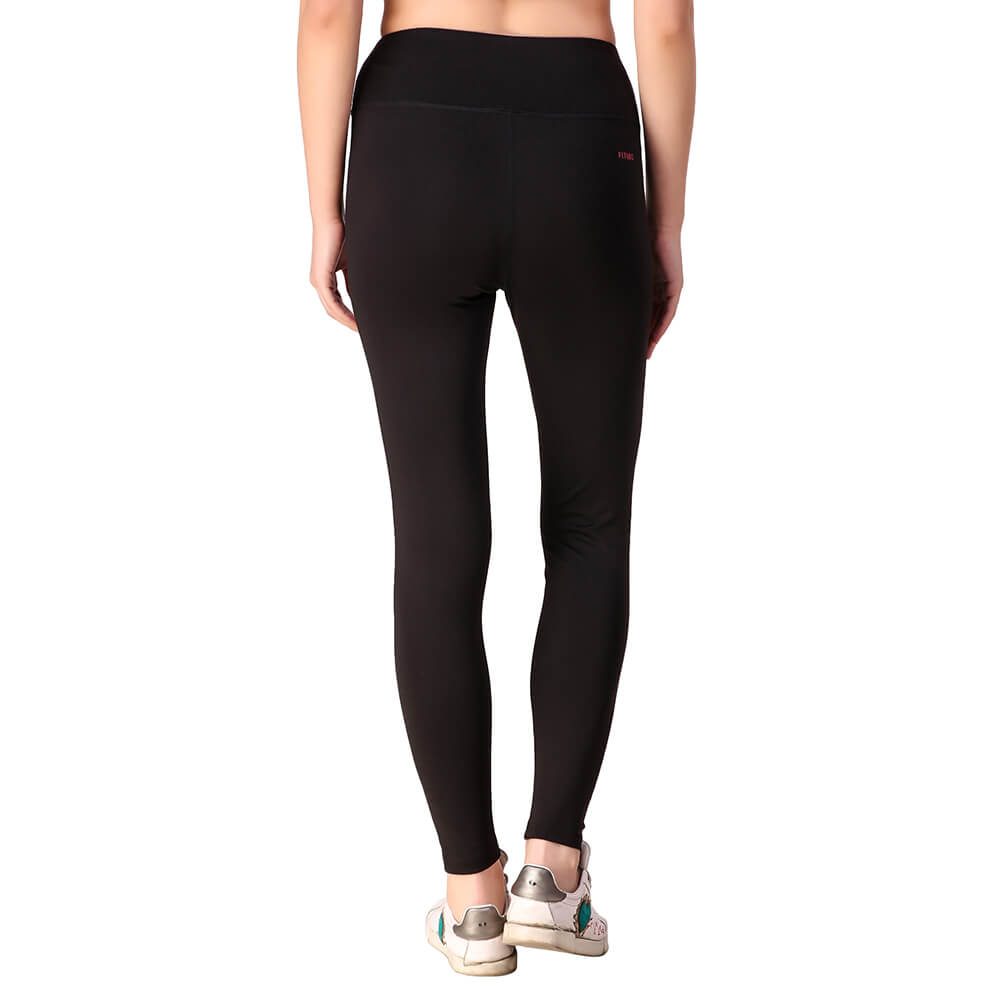 2 - Fitinc Jegging for Girls and Women,  Black  Large 