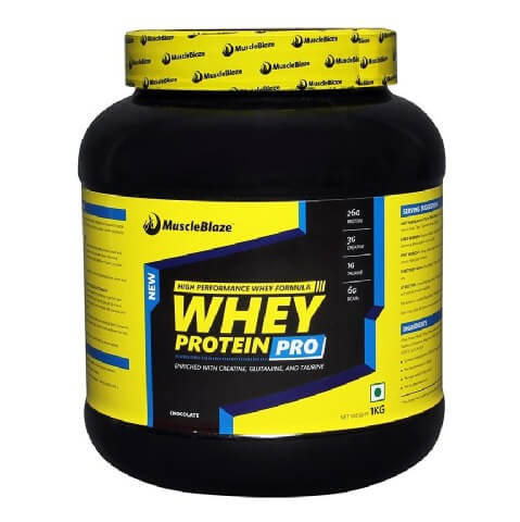 MuscleBlaze Whey Pro, Chocolate 2.2 lb