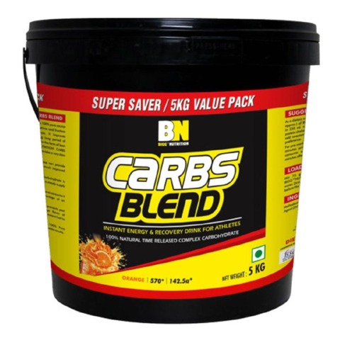 Bigg Nutrition Carbs Blend, 11 lb Orange + Shaker Free