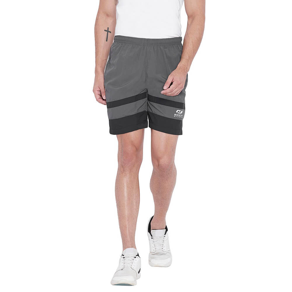 1 - Masch Mens Regular Fit Polyester Shorts,  XL  Dark Grey Light 