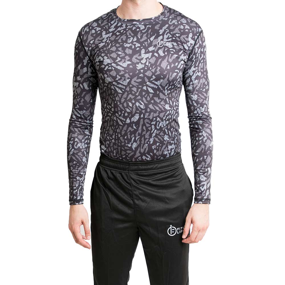 4 - Fitup Life Gym Wear Men Compression Full Sleeve,  Multicolor  XL 