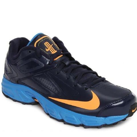 Nike Potential Sports Cricket Shoes, Black/Blue 10