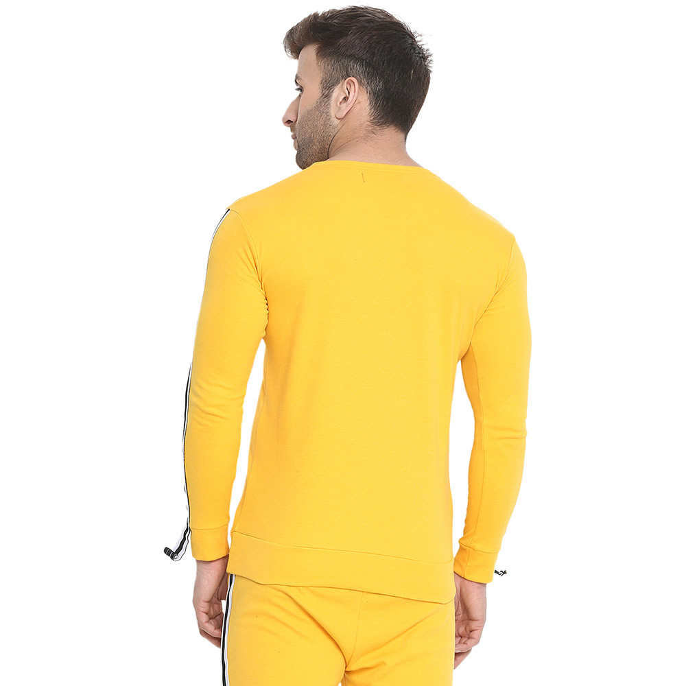 4 - Aesthetic Bodies Sweat Shirt,  Yellow  Medium 