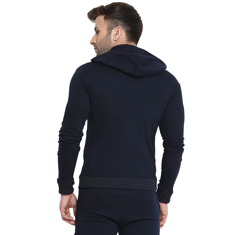 4 - Aesthetic Bodies Men's Hoodie Jacket,  Blue  XS 