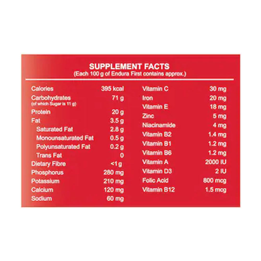 Supplement - Endura First,  0.88 lb  Unflavoured 