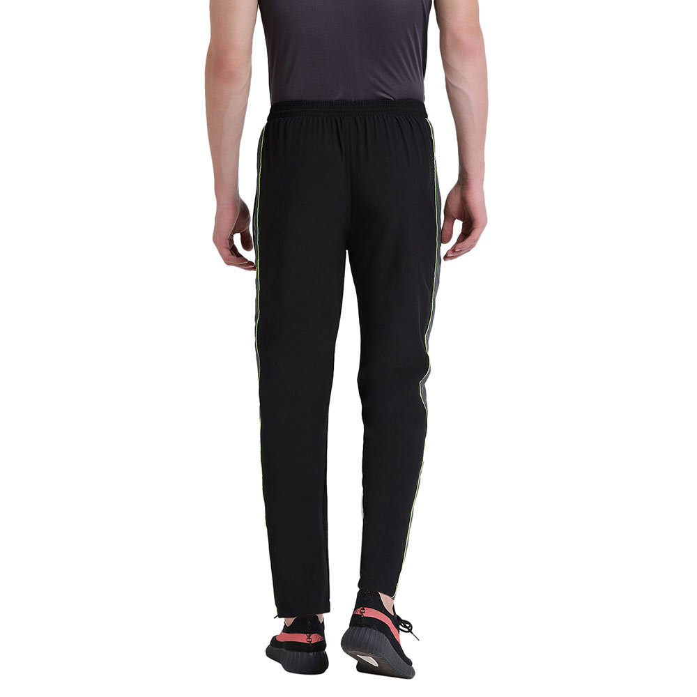 3 - Masch Mens Regular Fit Polyester Track Pants (MSTP 1218 CS SP2PIP BGNEON),  Black  Small 