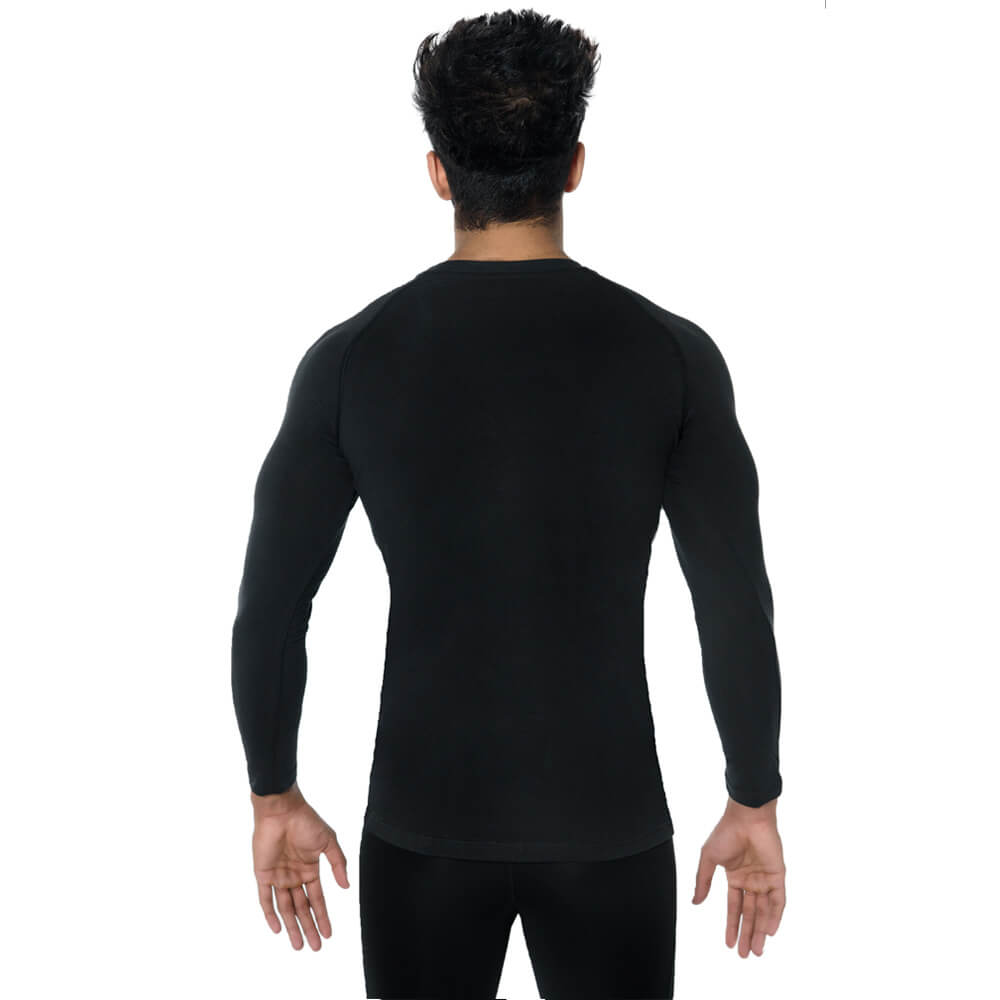 1 - DK Active Wear Full Sleeve Gym T Shirt (Hulk),  Black and Yellow  Large 