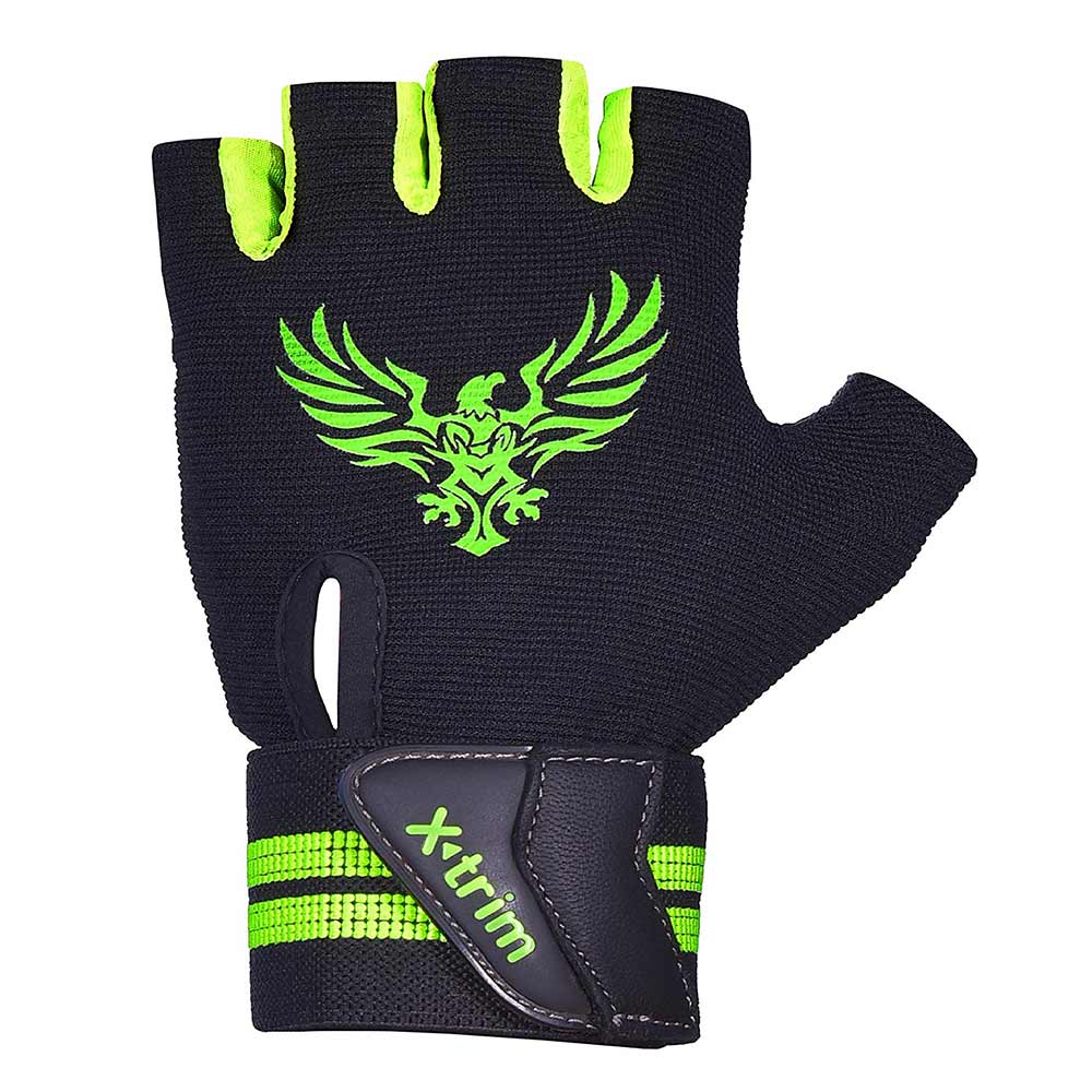 1 - Xtrim Wrist Warp Gym Gloves,  Black  XXL 