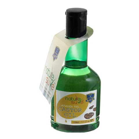 Nature Sure Castor Oil (Arandi Tail), 110 ml for Hair and Skin
