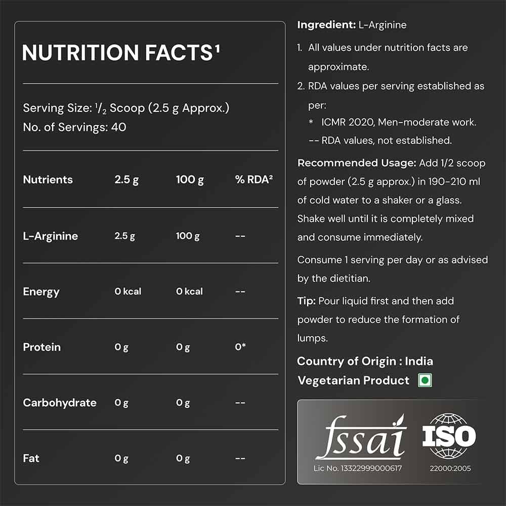 l-arginine versus l-carnitine L Arginine and L carnitine Arginine is an amino acid which we can also produce naturally . This increases your notice oxide production , human growth hormone and improves circulation. These three Nutrabay L-Arginine: Buy Nutrabay L-Arginine