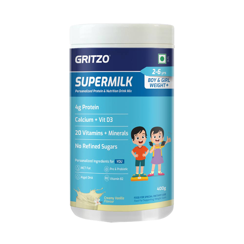 2 - Supermilk Weight+ for 2-6 Yrs Boy & Girl,  400 g  Creamy Vanilla  2-6 Yrs  Boy/Girl  Weight+  No Refined Sugar 
