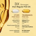 3 - TrueBasics Fish Oil with 1150mg Omega-3 525mg EPA 375mg DHA, 60 capsules