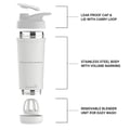 5 - TrueBasics Steel Pro Shaker,  True White  700 ml 
