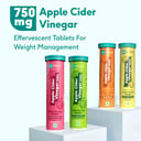 4 - HK Vitals ACV 750 mg Effervescent by HealthKart,  60 tablet(s)  Multi Flavour Pack