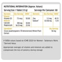 HK Vitals Multivitamin & Calcium 60 Tabs & Sipper Combo