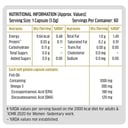 9 - HK Vitals Advanced Omega-3 with 360mg EPA & 240mg DHA,  60 capsules 