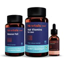 HK Vitals Hair Regrowth Solution Kit,  Men  Moderate 
