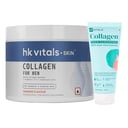 HK Vitals Collagen for Men 100g Orange and Cleanser Combo