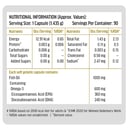 8 - HK Vitals Advanced Omega-3 with 360mg EPA & 240mg DHA,  90 capsules