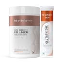 Skin Radiance Collagen 400 g and Glutathione Effervescent 15 Tabs Orange Combo