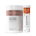 Skin Radiance Collagen 400 g and Glutathione Effervescent 15 Tabs Orange Combo