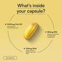 5 - HK Vitals Omega-3 1000mg with 180mg EPA & 120mg DHA,  90 capsules