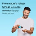 8 - HK Vitals Fish Oil 1000mg with 180mg EPA and 120mg DHA,  60 capsules