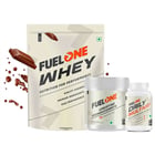 Fuel One Whey Protein 2 kg Chocolate & 100g Creatine Monohydrate & Daily Multivitamin 30 Tabs Combo