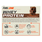8 - Fuel One Whey Protein Powder,  2.2 lb  Fudge Chocolate