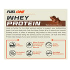 Fuel One Whey Protein Powder 1 kg Rich Chocolate Travel Pack