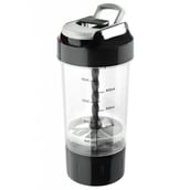1 - Gym Brute Blizz Gym Shaker Bottle,  Grey  500 ml 