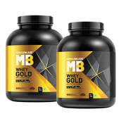 MuscleBlaze Whey Gold 4.4 lb Rich Milk Chocolate - Pack of 2