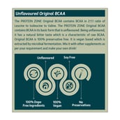 Benefit0 - The Protein Zone Original Raw BCAA Powder,  0.55 lb  Unflavoured 