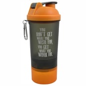 Greenbee Protein Shaker,  Orange & Black  500 ml 