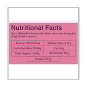 nutrition - Mettle Energy Bar, 6 Piece(s)/Pack Red Berries with White Chocolate