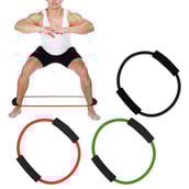 1 - Fitsy Leg Resistance Band Ring,  Black  Free Size 