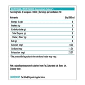 Supplement - HealthKart Organic Apple Cider Vinegar OP, 0.5 L Unflavoured (Glass Bottle)