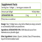 supplement - Natures Velvet Astaxanthin 2 mg,  60 softgels 