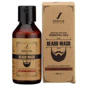 1 - Spruce Shave Club Beard Wash,  100 ml  Cedarwood & Mandarin 