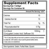 supplement - Evlution Nutrition (EVL) CLA 1000, 90 softgels