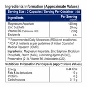 Supplement - HealthXP ZMA,  180 capsules  Unlfavoured 