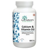 1 - La Nature's Calcium & Vitamin D3, 60 capsules Unflavoured