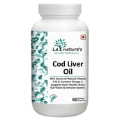 1 - La Nature's Cod Liver Oil,  60 softgels 