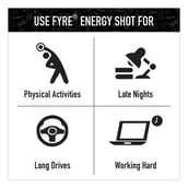 Benefit2 - Fyre Energy Shot,  6 Piece(s)/Pack  Mango 