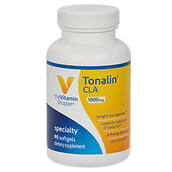 The Vitamin Shoppe Tonalin CLA (1000 mg),  90 softgels 