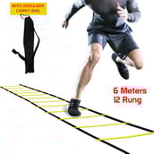 Fitsy Speed Agility Ladder (AR2414),  5 Meter  Yellow and Black 