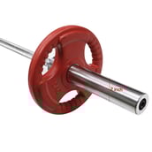 Fitsy Olympic Weight Plates for Gym (Pair),  Red  5 kg 