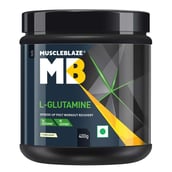 2 - MuscleBlaze L-Glutamine,  0.88 lb  Unflavoured 