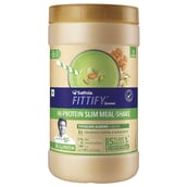 1 - Saffola FITTIFY Gourmet Hi Protein Slim Meal Shake, 0.420 kg Pistachio Almond