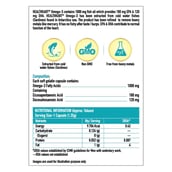 HealthKart Omega 3, 90 softgels - Pack of 2